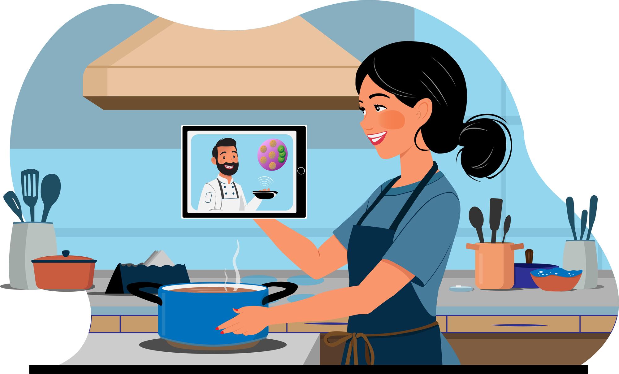 Consulenza online con coach culinario via video